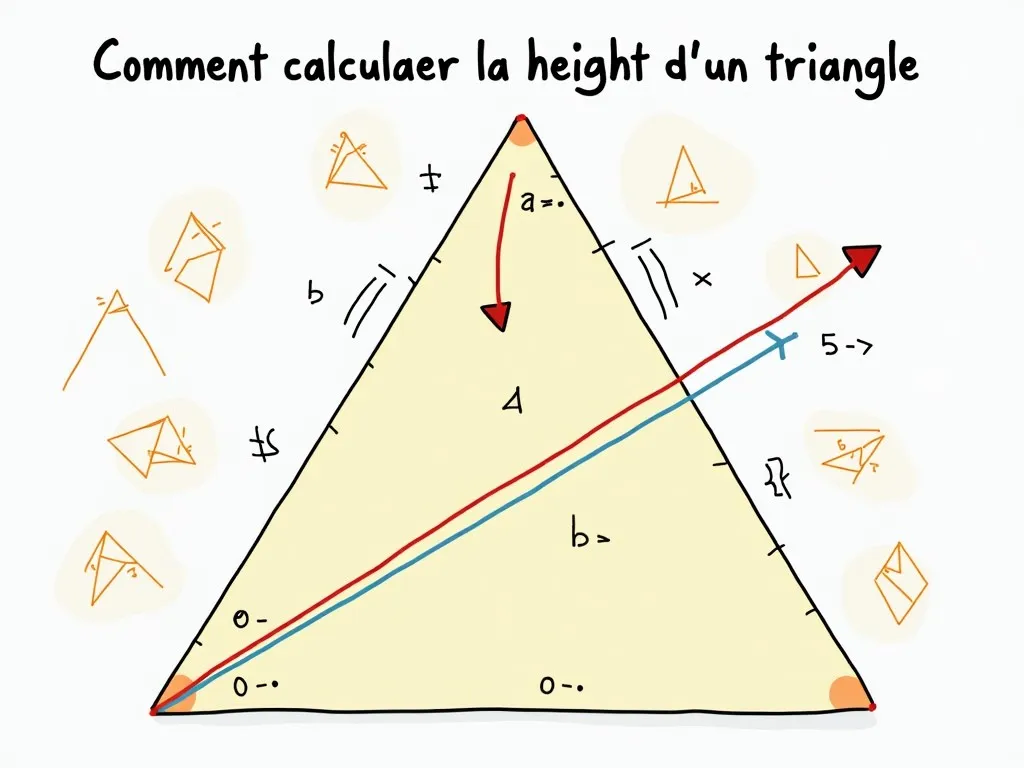 Comment Calculer La Hauteur D'Un Triangle